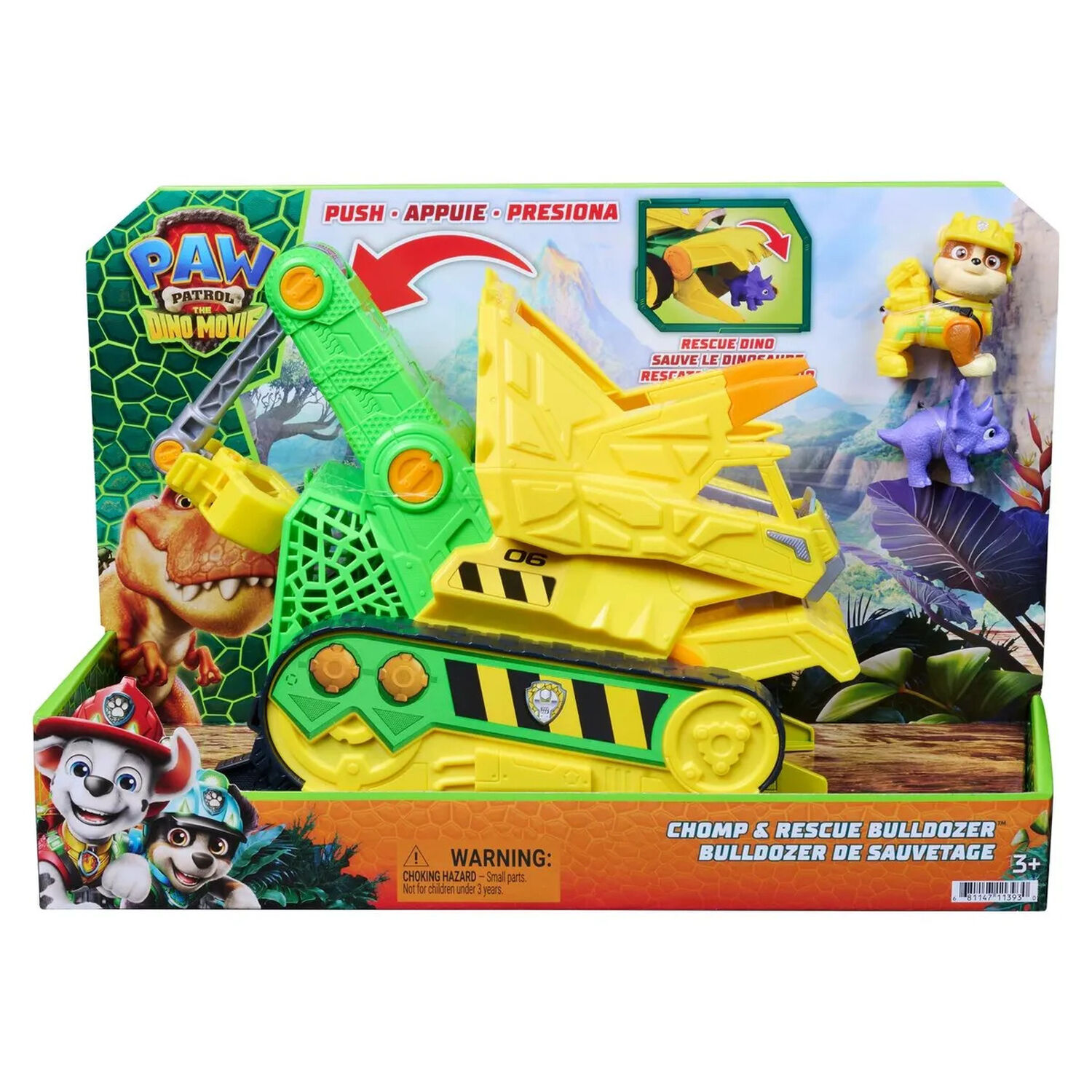 Veh&iacute;culo Paw Patrol Dino Movie Rubble image number 0.0